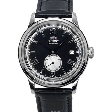 Orient Classic Bambino Version 2 nahkahihna musta kellotaulu automaattinen RA-AP0101B miesten kello