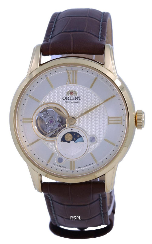 Orient Classic Aurinko ja Kuu avoin sydän automaattinen RA-AS0010S10B RA-AS0010S30B miesten kello