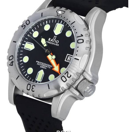 Ratio FreeDiver Professional Sapphire musta kellotaulu automaattinen RTF015 500M miesten kello