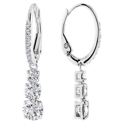 Swarovski Stilla Attract rodiumpinnoitetut ja zirkoniarenkaat korvakorut 5416155 naisille