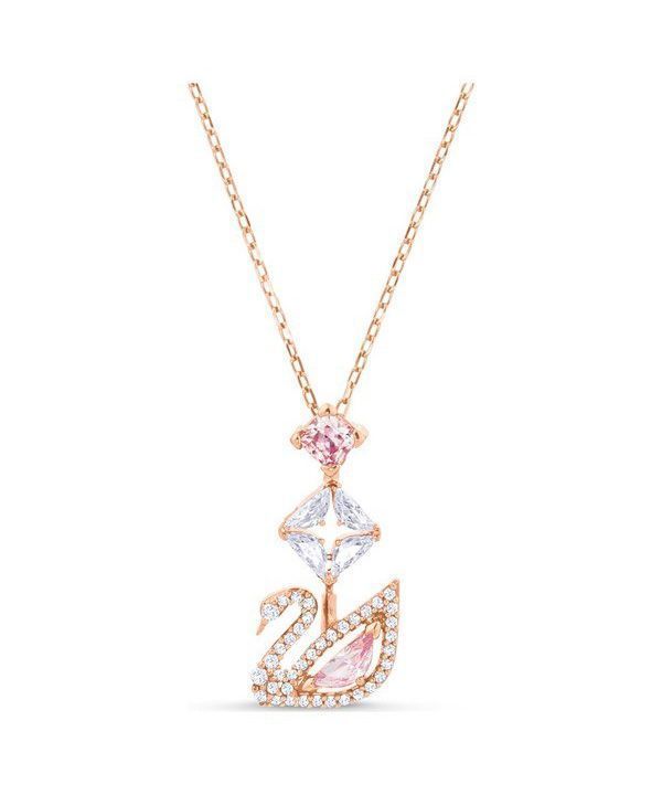 Swarovski Swan Rose kullanvärinen ja zirkoniariipus 5473024 naisille