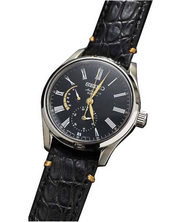 Seiko automaattinen enne "Urushi" 29 jalokiviä Power Reserve SARW013 Miesten kello