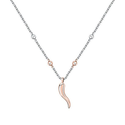 Morellato Istanti Rose Gold Tone ruostumattomasta teräksestä valmistettu kaulakoru SAVZ04 naisille