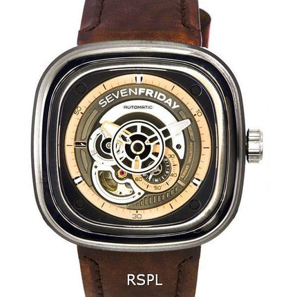 Sevenfriday P-sarjan automaattinen virranvaraus P2C/01 SF-P2C-01 miesten kello