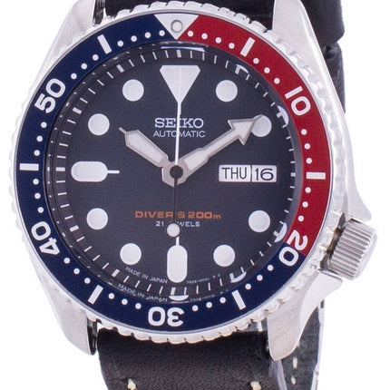 Seiko Automatic Diverin musta kellotaulu SKX009J1-var-LS16 200M miesten kello