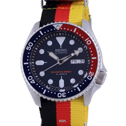 Seiko Automatic Diver's Polyester Japan Made SKX009J1-var-NATO26 200M miesten kello