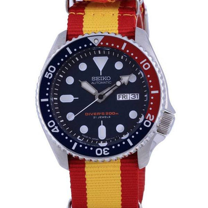 Seiko Automatic Diver's Polyester Japan Made SKX009J1-var-NATO29 200M miesten kello