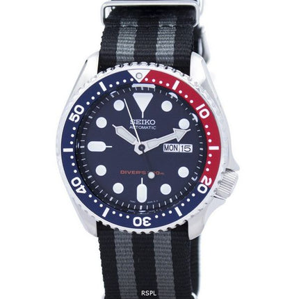 Seiko automaattinen Diver 200M Naton hihna SKX009K1 NATO1 Miesten kello