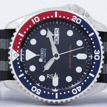 Seiko automaattinen Diver 200M Naton hihna SKX009K1 NATO1 Miesten kello