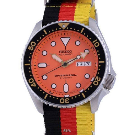 Seiko Automatic Diver's Japan Made Polyester SKX011J1-var-NATO26 200M miesten kello