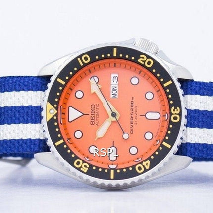 Seiko automaattinen Diver 200M Naton hihna SKX011J1 NATO2 Miesten kello