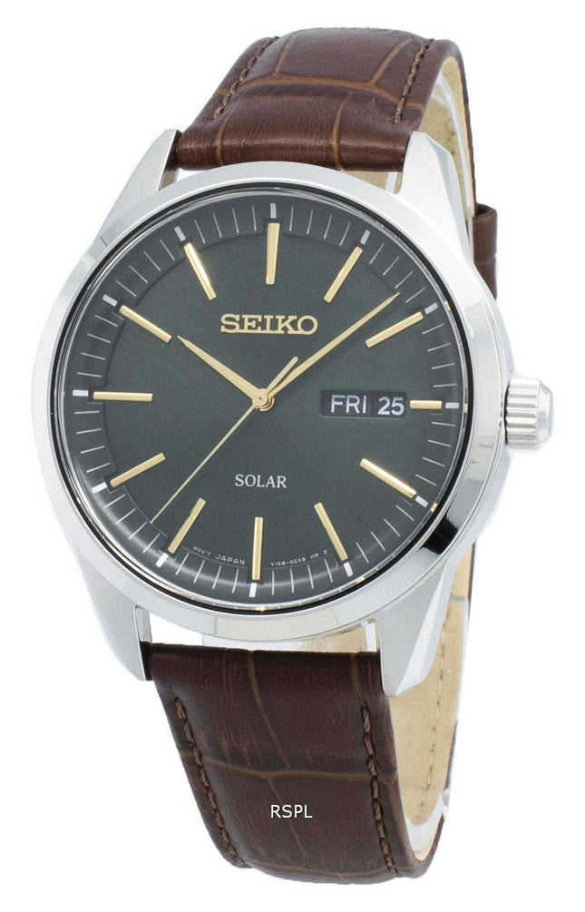 Seiko Conceptual SNE529P SNE529P1 SNE529 analoginen aurinko miesten kello