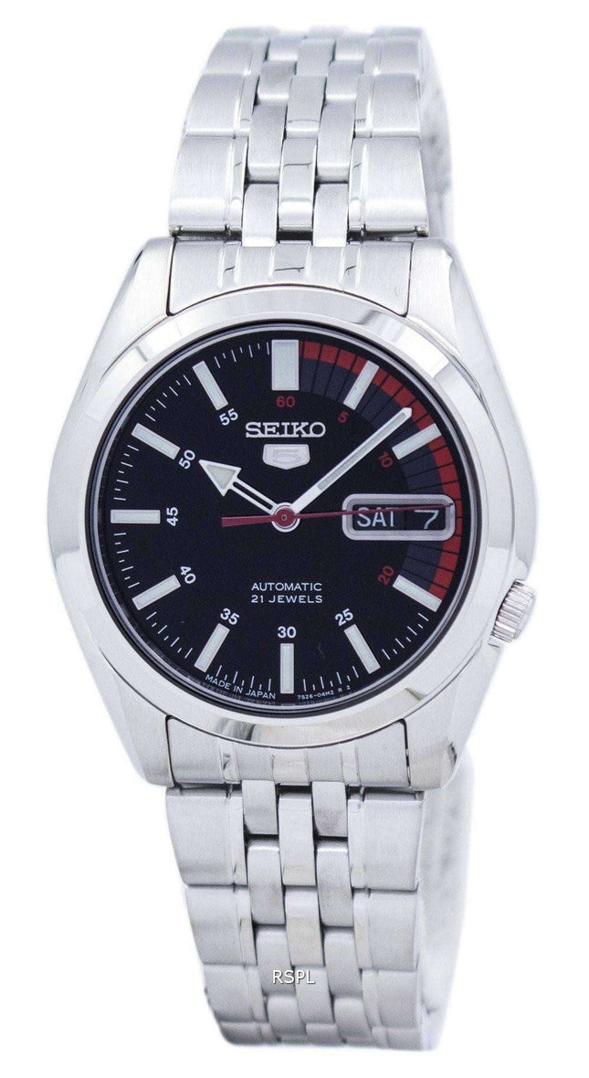 Seiko 5 automaattinen Japani teki 21 Jalokivet SNK375 SNK375J1 SNK375J Miesten Watch