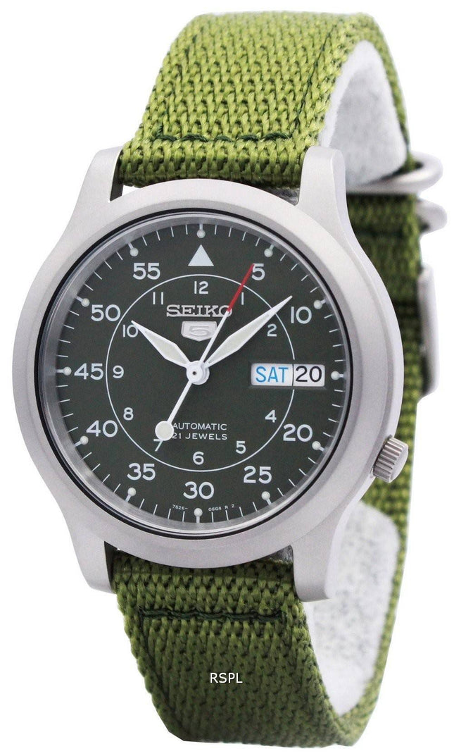 Seiko 5 sotilaallisen automaattinen Nylon Miesten kello SNK805K2 SNK805