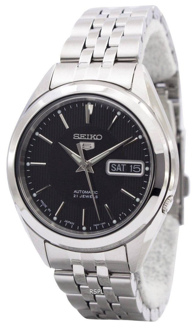 Seiko 5 Automaattinen 21 Jalokivet Japaniin teki SNKL23J1 SNKL23J Miesten kello