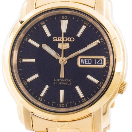 Seiko 5 automaattinen musta kellotaulu SNKL88 SNKL88K1 SNKL88K miesten kello