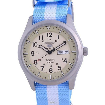 Seiko 5 Sports Military Automatic Japan Made SNZG07J1-var-NATO24 100M miesten kello