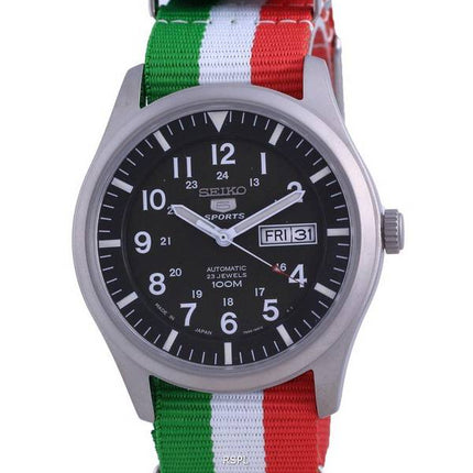 Seiko 5 Sports Automatic Japan Made SNZG09J1-var-NATO23 100M miesten kello