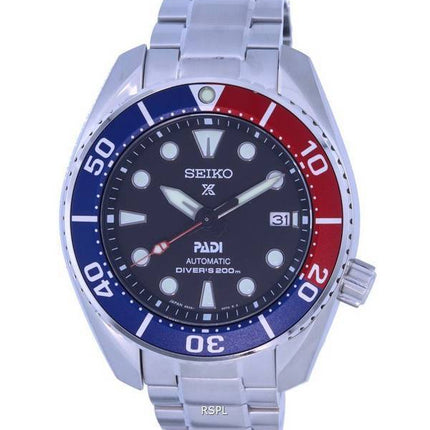 Seiko Prospex PADI Sumo Special Edition automaattinen sukeltaja SPB181 SPB181J1 SPB181J 200M miesten kello