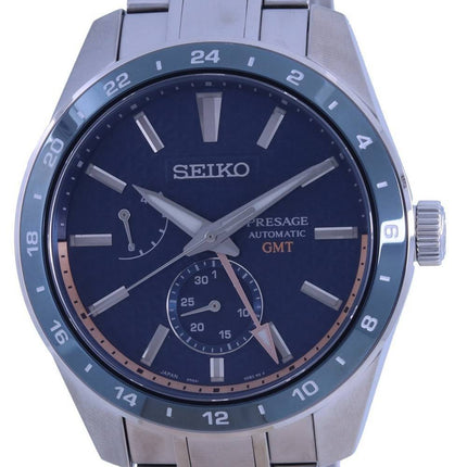 Seiko Presage Sharp Edded GMT automaattinen SPB219 SPB219J1 SPB219J 100M miesten kello