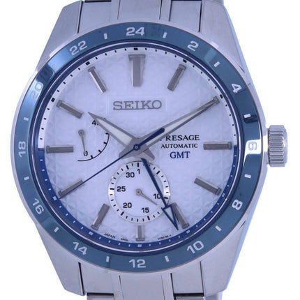 Seiko Presage Sharp Edged GMT Limited Edition automaattinen SPB223 SPB223J1 SPB223J 100M miesten kello