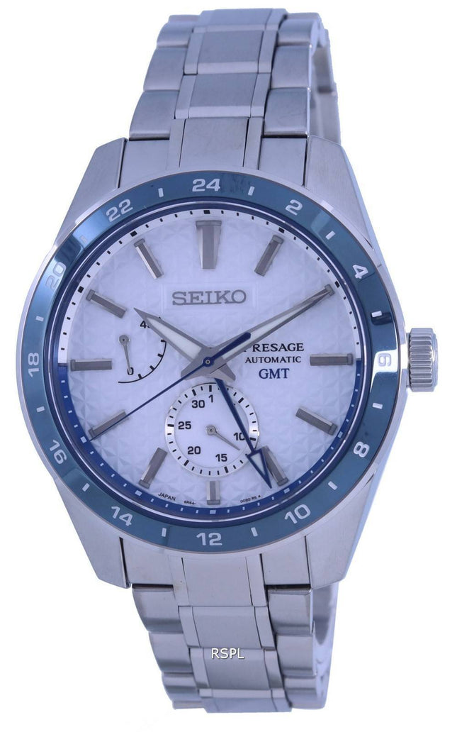 Seiko Presage Sharp Edged GMT Limited Edition automaattinen SPB223 SPB223J1 SPB223J 100M miesten kello