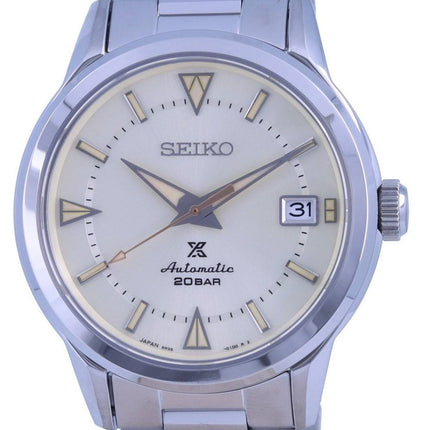 Seiko Presage Style 60-luvun musta kellotaulu nailonhihna, automaattinen SRPG09 SRPG09J1 SRPG09J miesten kello