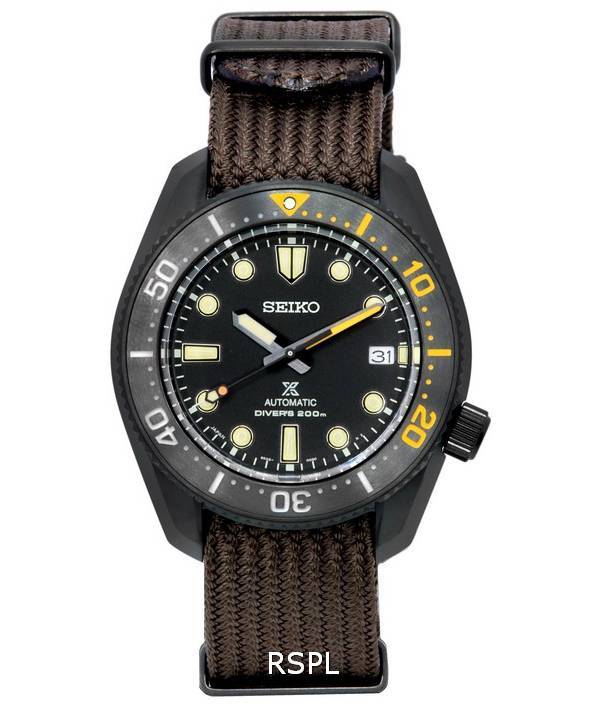 Seiko Prospex Black Series Limited Edition 1970 automaattinen sukeltaja SPB255 SPB255J1 SPB255J 200M miesten kello