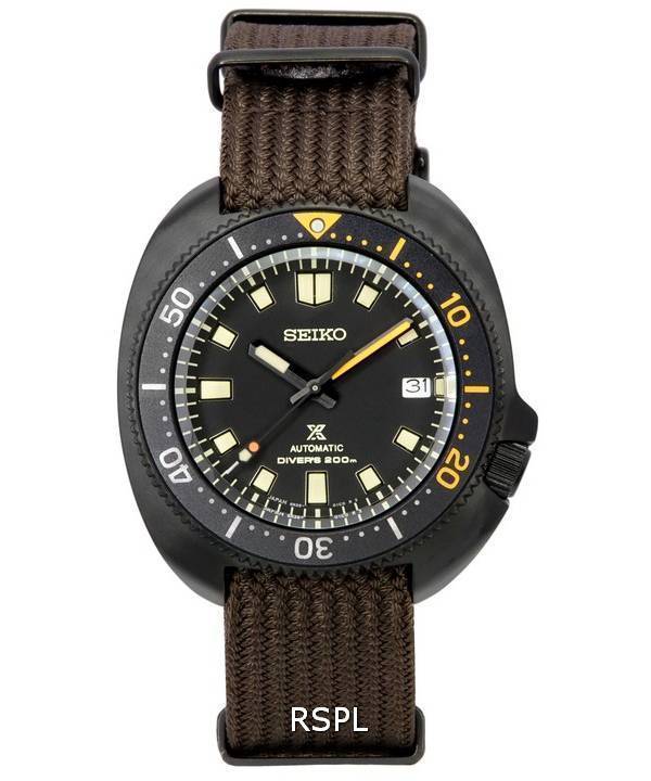 Seiko Prospex Black Series Limited Edition automaattinen sukeltaja SPB257 SPB257J1 SPB257J 200M miesten kello