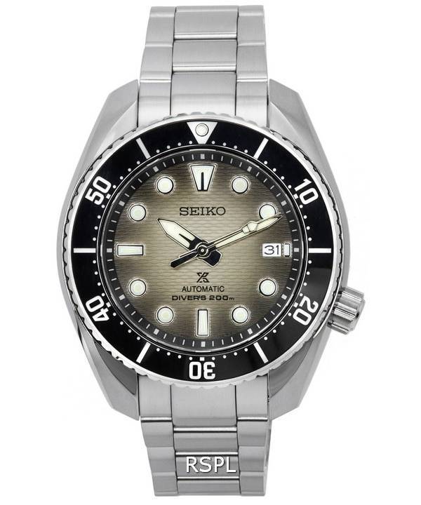 Seiko Prospex Sea King Sumo tummanharmaa asteikkokello, automaattinen sukeltaja SPB323 SPB323J1 SPB323J 200M miesten kello