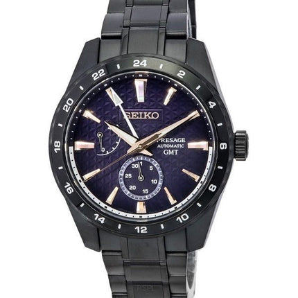 Seiko Presage Akebono Sharp Edged Series GMT Limited Edition Blue Dial automaattinen SPB361J1 100M miesten kello