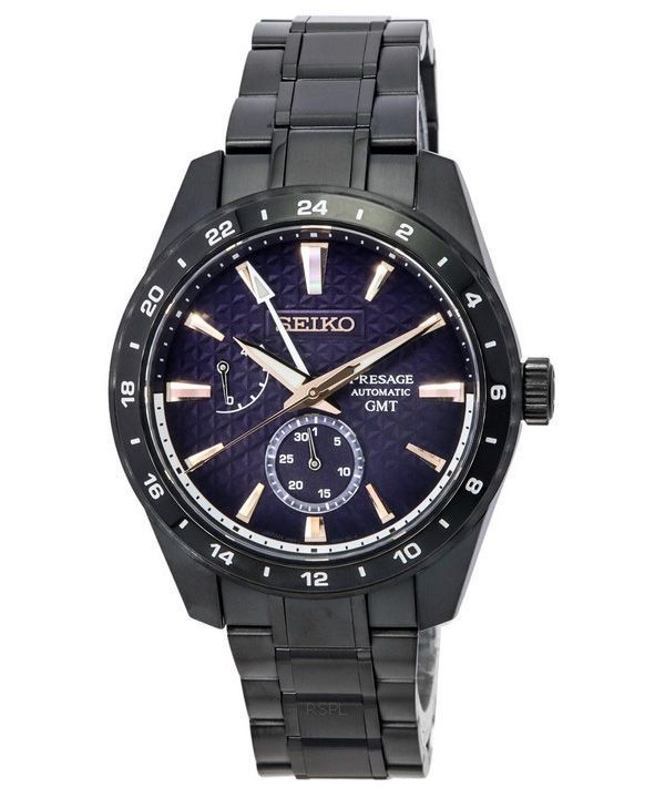 Seiko Presage Akebono Sharp Edged Series GMT Limited Edition Blue Dial automaattinen SPB361J1 100M miesten kello