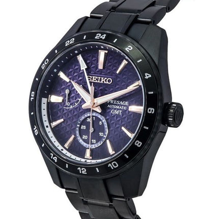 Seiko Presage Akebono Sharp Edged Series GMT Limited Edition Blue Dial automaattinen SPB361J1 100M miesten kello