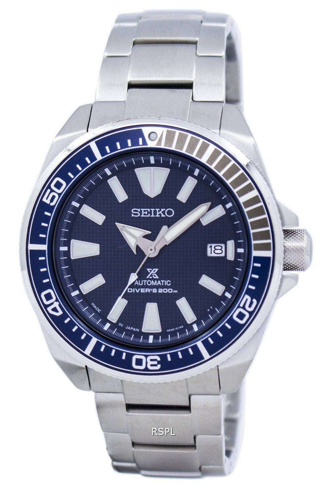 Seiko Prospex Samurai automaattisen sukeltajat 200M Japani teki SRPB49 SRPB49J1 SRPB49J Miesten Watch