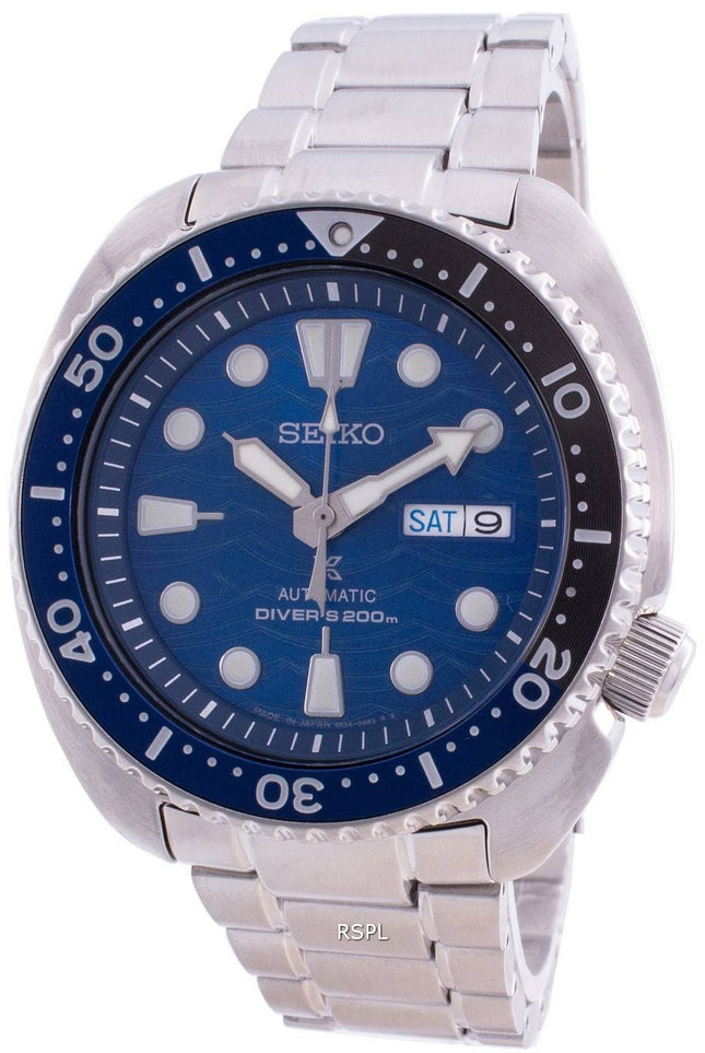 Seiko Prospex kilpikonna säästää merta Automaattiset sukeltajan SRPD21 SRPD21J1 SRPD21J 200M miesten kello