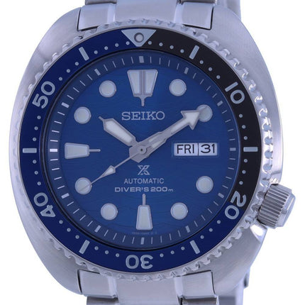 Seiko Prospex Save The Ocean Blue Dial automaattinen sukeltaja SRPD21 SRPD21K1 SRPD21K 200M miesten kello