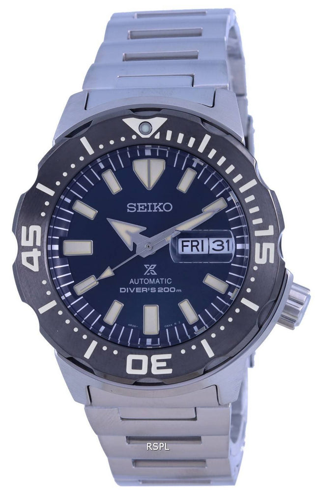 Seiko Prospex Monster Automatic Diver&#39,s SRPD25 SRPD25K1 SRPD25K 200M miesten kello