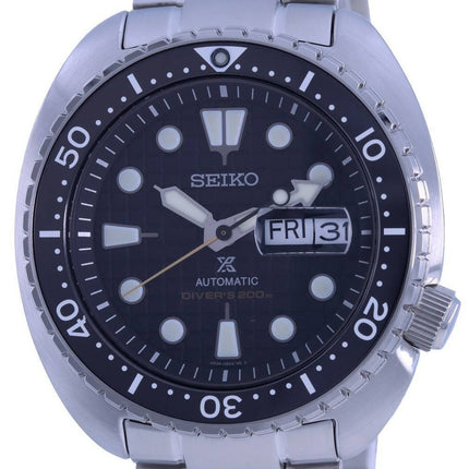 Seiko Prospex King Turtle Black Dial automaattinen sukeltaja SRPE03 SRPE03K1 SRPE03K 200M miesten kello