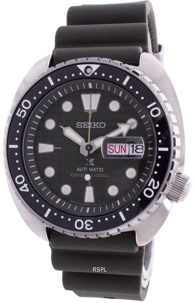 Seiko Prospex Turtle International Edition automaattisen sukeltajan SRPE05 SRPE05J1 SRPE05J 200M miesten kello