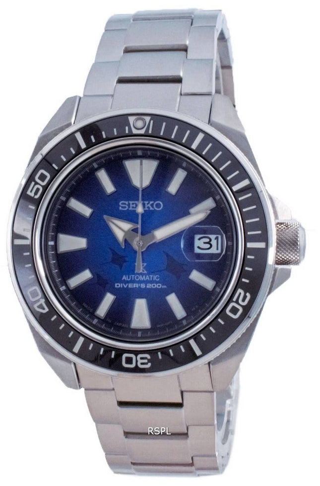 Seiko Prospex Save The Ocean Manta Ray Edition automaattinen sukeltajan SRPE33 SRPE33J1 SRPE33J 200M miesten kello