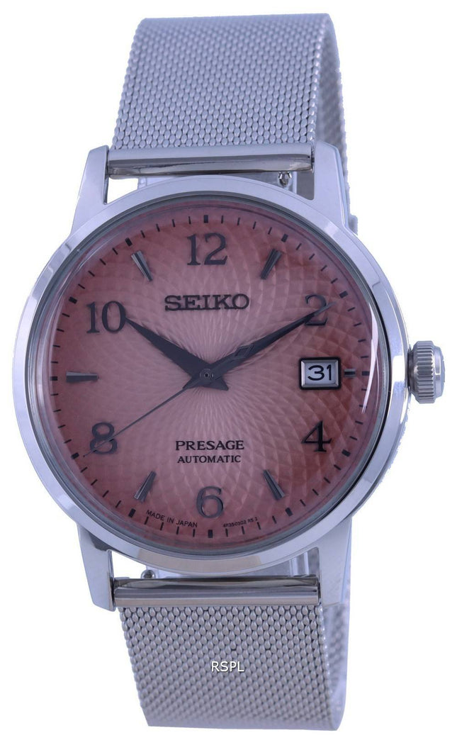 Seiko Presage Cocktail Time Frozen Margarita Limited Edition automaattinen SRPE49 SRPE49J1 SRPE49J miesten kello