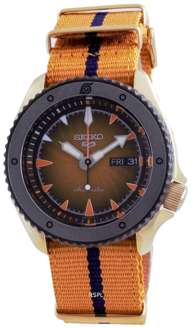 Seiko 5 Sports Naruto Uzumaki Limited Edition automaattinen SRPF70 SRPF70K1 SRPF70K 100M miesten kello