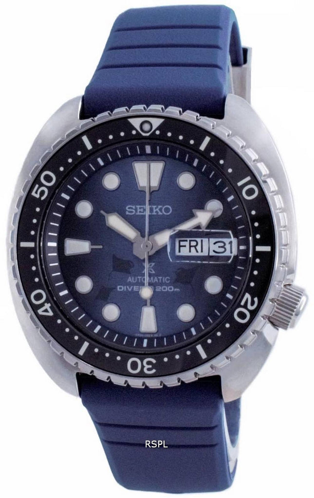 Seiko Prospex Save The Ocean King Turtle automaattinen sukeltajan SRPF77 SRPF77K1 SRPF77K 200M miesten kello