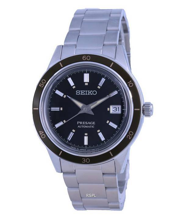 Seiko Presage Style 60 -luvun ruostumaton teräs automaattinen SRPG07 SRPG07J1 SRPG07J Miesten kello