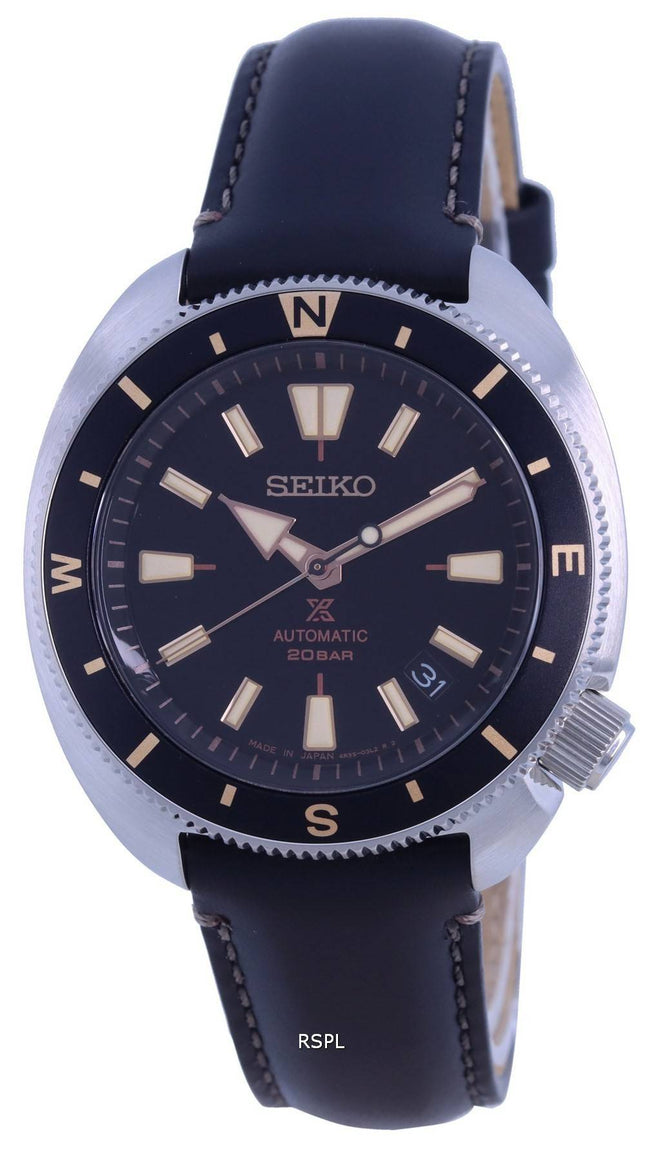 Seiko 5 Sports musta kellotaulu automaattinen SRPG37 SRPG37K1 SRPG37K 100M miesten kello