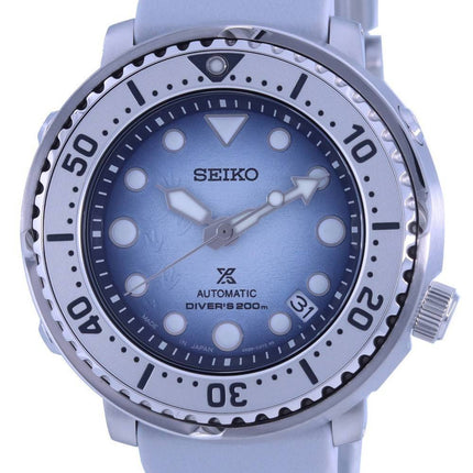 Seiko Prospex Save The Ocean Frost Special Edition automaattinen sukeltaja SRPG59 SRPG59J1 SRPG59J 200M miesten kello