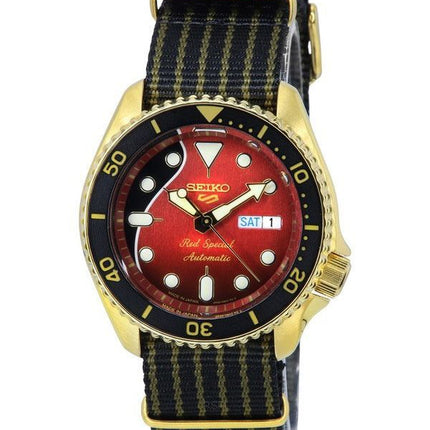 Seiko 5 Sports Brian May Red Special Limited Edition nailonhihna, automaattinen SRPH80J1 100M miesten kello