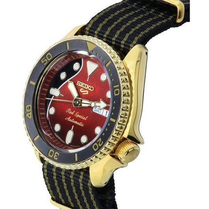 Seiko 5 Sports Brian May Red Special Limited Edition nailonhihna, automaattinen SRPH80J1 100M miesten kello