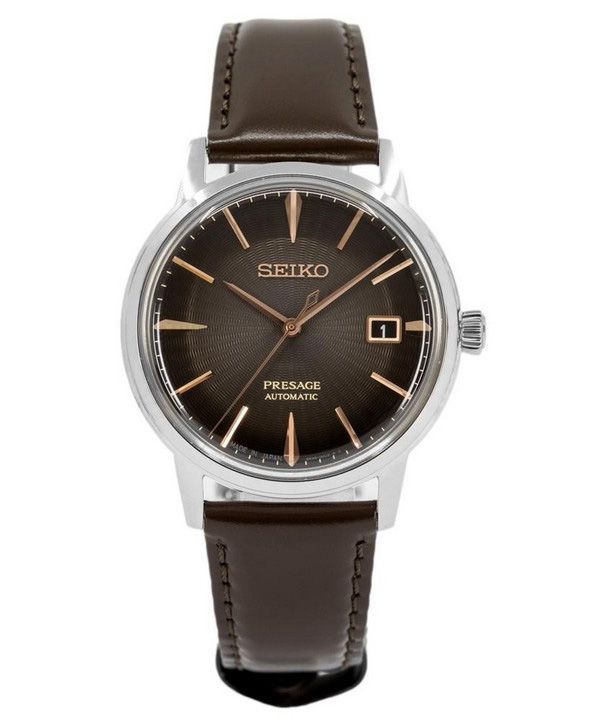 Seiko Presage Cocktail Time Irish Coffee Charcoal Kellotaulu SRPJ17J1 Miesten kello