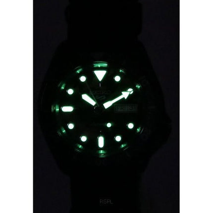 Seiko 5 Sports SKX Street Style nailonhihna naamiointikellotaulu automaattinen SRPJ37 SRPJ37K1 SRPJ37K 100M miesten kello